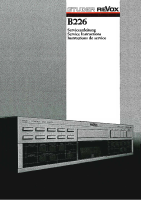 Revox B-226-Service-Manual